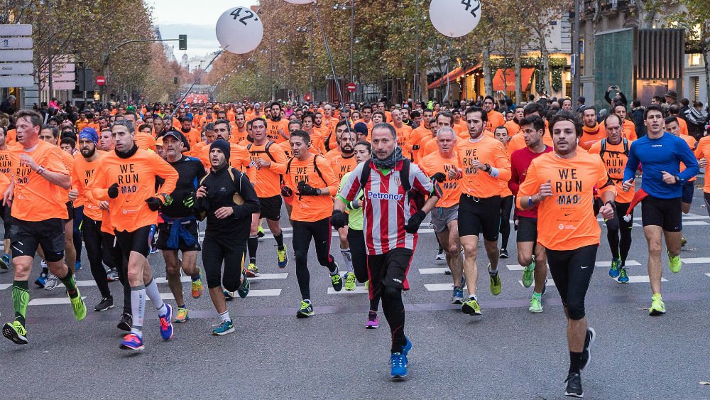 Imagen post recorrido San Silvestre